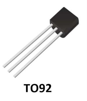 TRANS 0.1A 60V 0.5W TO92 PNP THT - BYTE 02039  - BC556B-HT