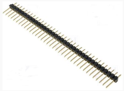 PIN HEADER 1x40 2.54 32mm MALE THT (140319001)