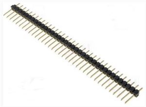 PIN HEADER 1x40 2.54 32mm MALE THT - BYTE 02090  - 140319001