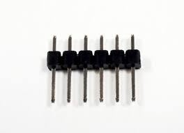 PIN HEADER 1x20 2.00mm 180° 12 mm MALE THT - BYTE 02091  - *