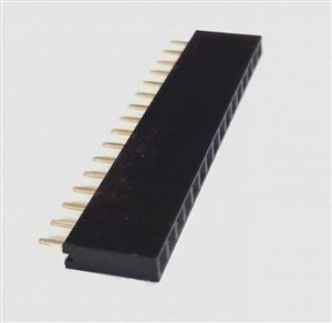 PIN HEADER 1x19 2.54mm 180* FEMALE THT - BYTE 02101  - *