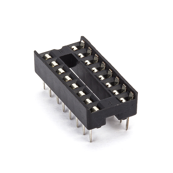 SOCKET 16PIN 8X2 ENTEGRE THT (*)