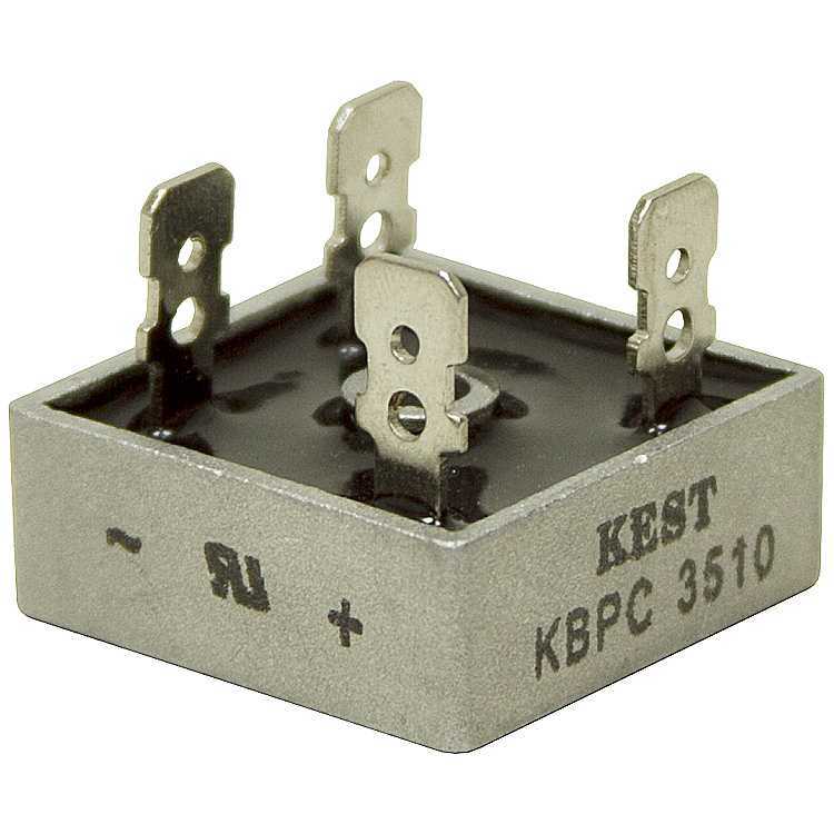 DIODE BRIDGE 35A 1000V METAL CASE DC THT (KBPC3510)
