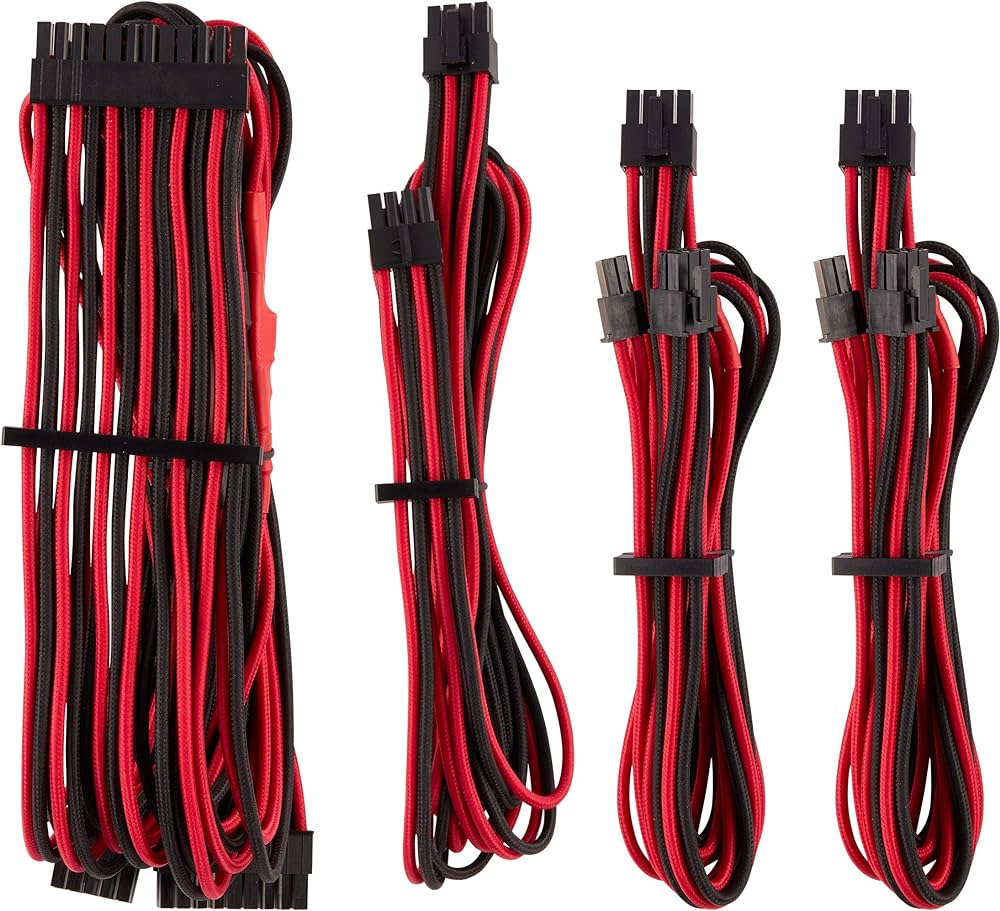 CABLE RED-BLACK2 mm 20 cm ONE SIDED THT (B19-025  )