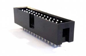 CONN BOX HEADER 26PIN(2x13) 2.54mm THT V/T MALE BLACK  - BYTE 02395  - DS1013-26SSIB1
