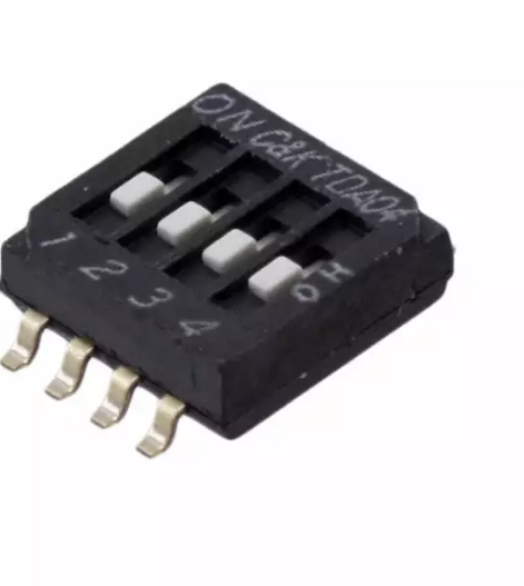 SWITCH 4PIN SPST 25MA 24V THT  (TDA04H0SB1R)