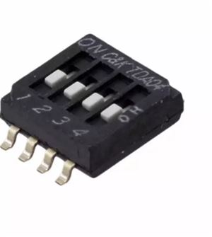 SWITCH 4PIN SPST 25MA 24V THT  - BYTE 02448  - TDA04H0SB1R