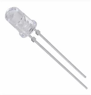 LED RED CLEAR 5mm ROUND TYPE THT  - BYTE 02685  - 151053RS03000