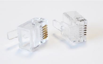 PLUG 6P6C ( RJ11,RJ12,RJ14,RJ25 ) (L-KLS12-RJ12-6P6C-01)