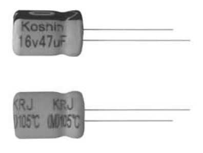 CAP EL 100uF 10V 105C 5x7 5MM THT (KRJ-010V101MC070-T/A5.0)