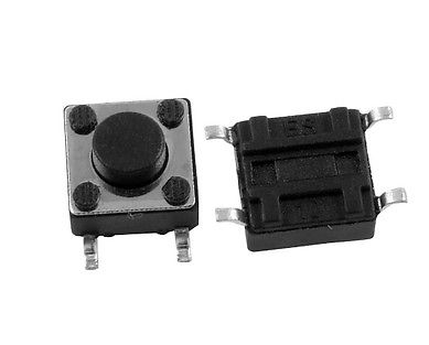 SWITCH 6x6 5mm BUTTON SMD  (*)