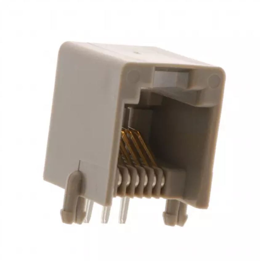 CONN 6P6C R/A RJ11, RJ12, RJ14, RJ25 JACK (0520186646)