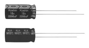 CAP EL 10uF 63V 6.3x11 5MM 10% THT - BYTE 02930  - PKLH-063V100KE110-T/A5.0