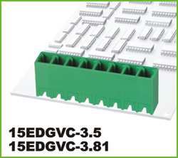 TERM 10P 3.81MM 180* GREEN CLOSED MALE THT - BYTE 02959  - NO NAME