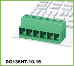 TERM.BLK.10.16MM 3P PCB TYPE GREEN GAOSONG - BYTE 03022  - DG136HT-10.16-03P-14-00S