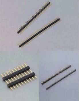 PIN HEADER  1X15 2.00MM 180* 15 mm MALE  - BYTE 03040  - C6100-15ARGAR0R