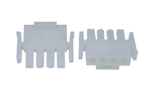CONN 4P 6.35MM 180C LOCKER WITHOUT HOLE FEMALE THT (L-KLS1-XL1-6-35-1X04-FH)