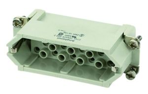HEAVYMATE RECTANGULAR CONNECTORS C146D THT - BYTE 27477  - C146 10A025 500 2