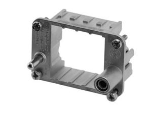 FRAME FOR 2 MODULES HEAVY MATE 2P SOCKET THT - BYTE 27488  - C146 10S006 100 15