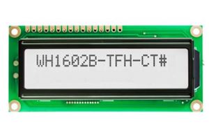 LCD MOD 16X2 80X36X13,5MM LEDB LİGHT WHITE THT - BYTE 03128  - WH1602B-TFH-CT