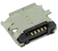 CONNECTOR USB 5PİN 90° MICRO FEMALE SMD (5UR2B01MF-105G0BUHR1)