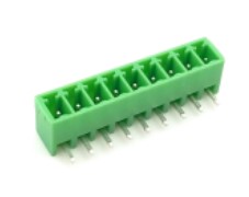 TERM 9P 3.81mm 90° GREEN CLOSED MALE THT (KF2EDGR-3.81-9P
)