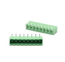 TERM.BLK. 8P 5.08mm 90° GREEN CLOSED MALE THT (2EGTRC-5.08-08P-14-00AH)