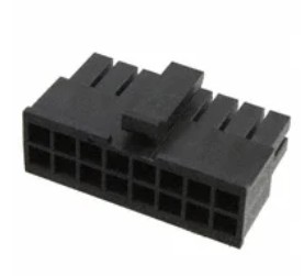 CONN RCPT HSG 16P 3mm BLACK FEMALE  (0430251600)