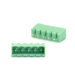 TERM 5P 5.08mm 180° GREEN CLOSED MALE THT (2EGTVC-5.08-05P-14-00AH)