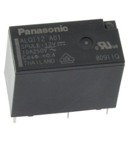 RELAY POWER 10A 12V 5P 1FormC THT (ALQ112A01)