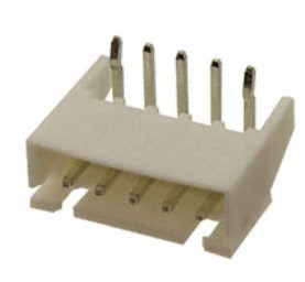 CONN HEADER 5P 2.5mm R/A MALE THT (25SH-B-05-TR)