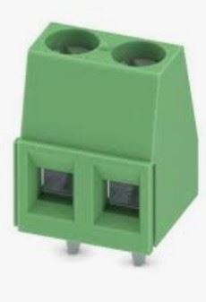 TERM. BLOCK 2P 5.00mm 180° PCB TYPE GREEN THT - BYTE 28426  - *