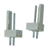 CONN 2P 2.54mm 180° MALE THT (*)