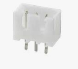CONN 2P 2.50mm 180° WHITE MALE THT (*)