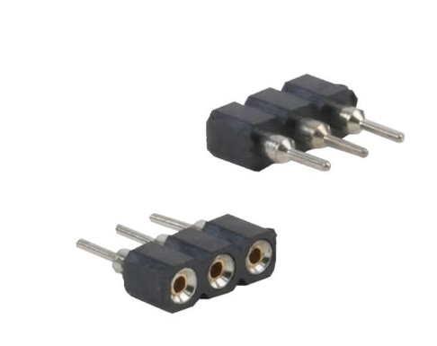 HEADER 3P(1x3) 2.54mm MACHINE PIN FEMALE V/T THT (L-KLS1-209-3.0-1-03-S-Y)