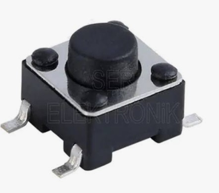 SWITCH TACT 6x6 6mm 100gf SMD (TSD003B06010A)