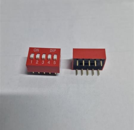 SWITCH 5P RED THT (*)