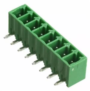 TERM 8P 3.81mm 90C GREEN CLOSED MALE THT  - BYTE 28760  - 15EDGR-3.81-8P