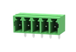 TERM 5P 3.81mm 90C GREEN CLOSED MALE THT (15EDGR-3.81-5P-G01)