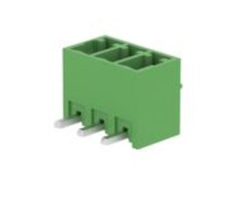 TERM 3P 3.81mm 90C GREEN CLOSED MALE THT (ZB15EDGR-3.81-3P)