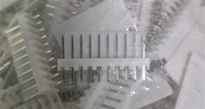 CONN 10P(1x10) 2.54mm 180° MALE WHITE THT - BYTE 28769  - *