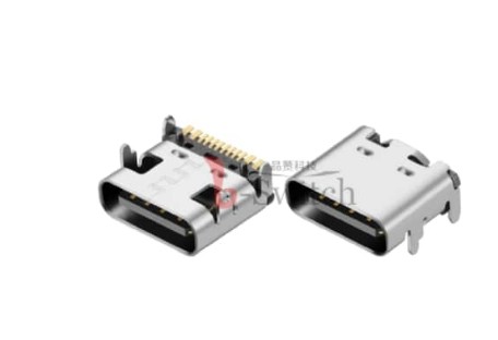 CONN USB 2.0 16P C TYPE FEMALE R/A SMD (GT-USB-7010ASV)