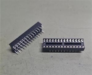 SOCKET 28P 14x2 7.62mm THT  - BYTE 28785  - *