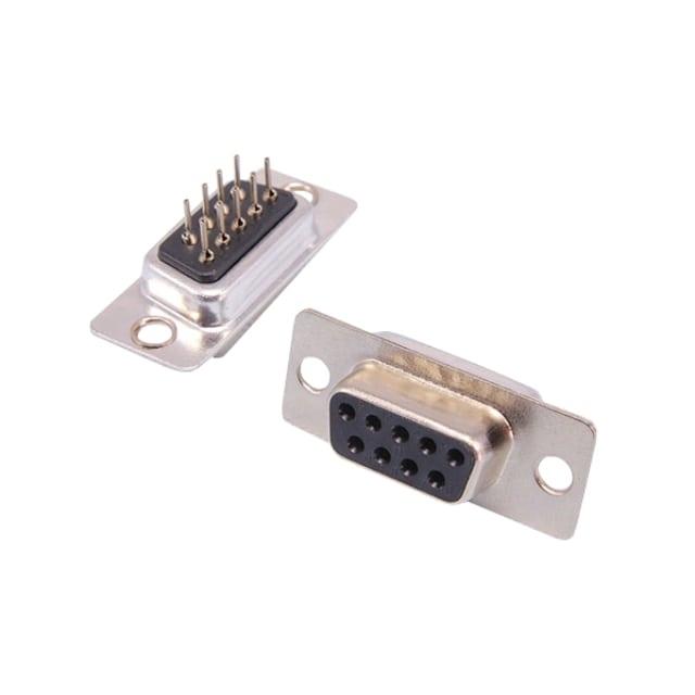 CONNECTOR DSUB 9PIN 180C PCB TYPE FEMALE THT (DS1034-09FBNSISS)