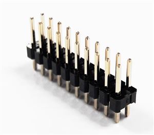 HEADER 20P (2x10) 180* 2.54mm MALE THT - BYTE 28812  - NO NAME