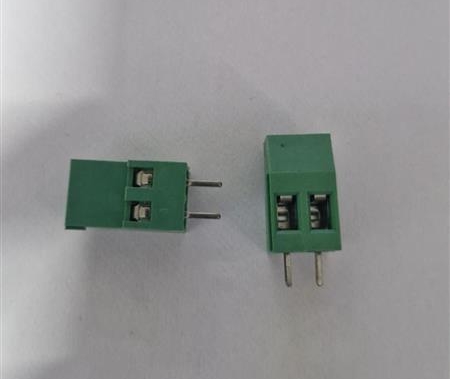 TERM BLK. 2P 180* 5.08MM 2 BOY PCB TYPE GREEN THT (NO NAME)