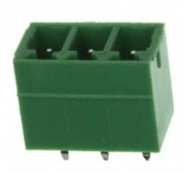 TERM BLOCK HDR 3P 180C 3.81mm GREEN MALE THT - BYTE 28864  - 691321300003