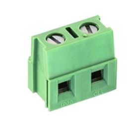 TERM BLOCK PCB 2P SIDE ENTRY 7.62mm GREEN THT - BYTE 28865  - 691216410002