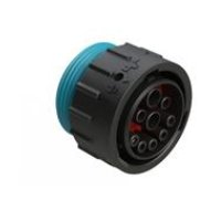 CONN 9P SIZE 24 ISOBUS PLUG FREE HANGING (AHDP06-24-91SR-WTA)