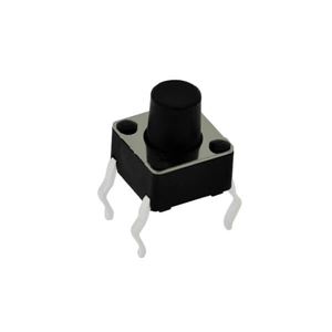 SWITCH TACT 6x6 7mm 160gf THT - BYTE 28971  - TS-A06-C-7R